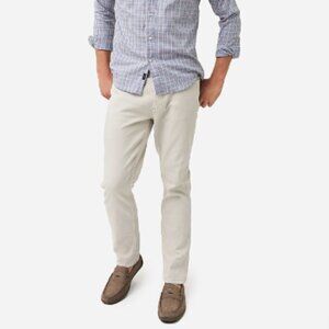 NWT Peter Millar Crown Men's Pilot Twill Pima Cotton Chino Trouser size 38x36